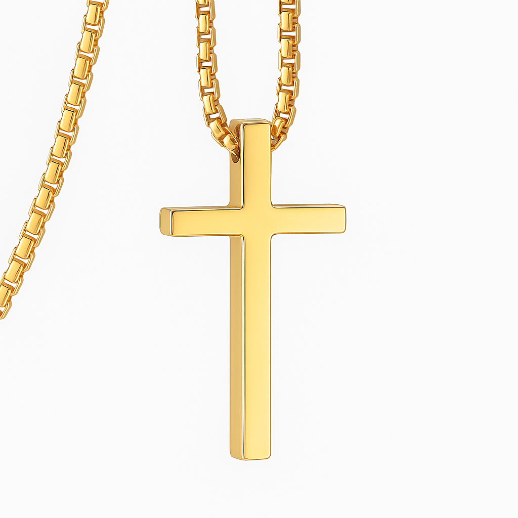 The Golden Faith Cross™ Necklace