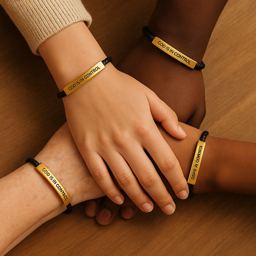 "God Is In Control" Faith Bracelet