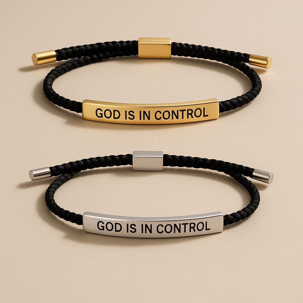 "God Is In Control" Faith Bracelet