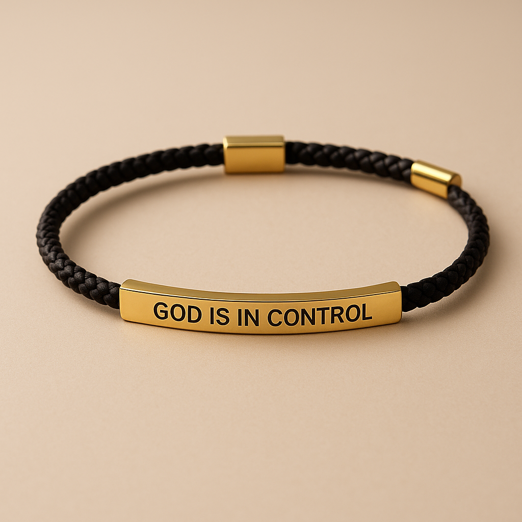 "God Is In Control" Faith Bracelet